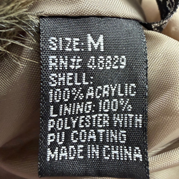 De’rotchild Faux Fur Cropped Jacket Bolero Glam Y2K Quiet Luxury Cozy Chic M - Picture 10 of 12